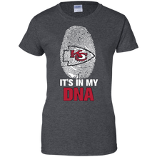 Load image into Gallery viewer, Chiefs Football It Is In My Dna T-Shirt For Women