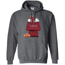 Load image into Gallery viewer, Washington State Cougars Snoopy And Woodstock Waiting For Football Season Hoodie Shirt