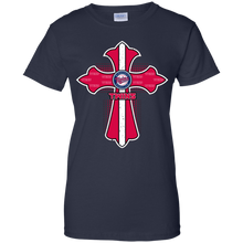 Load image into Gallery viewer, Cross Shirt For Jesus And Minnesota Twins Fans T-Shirt For Women