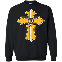 Load image into Gallery viewer, Cross Shirt For Jesus And Boston Bruins Fans Sweatshirt