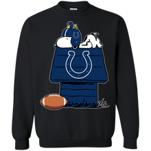 Load image into Gallery viewer, Indianapolis Colts Snoopy And Woodstock Waiting For Football Season Sweatshirt