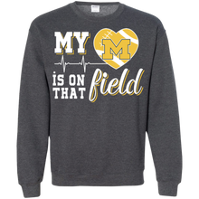 Load image into Gallery viewer, Michigan Wolverines Football My Heart is on that Field Sweatshirt