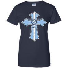 Load image into Gallery viewer, Cross Shirt For Jesus And Tampa Bay Rays Fans T-Shirt For Women