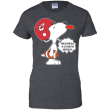 Load image into Gallery viewer, This Is For All U Kansas City Chiefs Haters Snoopy T-Shirt For Women