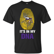 Load image into Gallery viewer, Vikings Football It Is In My Dna T - Shirt For Men