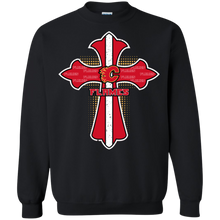 Load image into Gallery viewer, Cross Shirt For Jesus And Calgary Flames Fans Sweatshirt