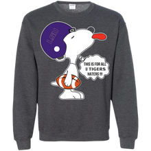 Load image into Gallery viewer, This Is For All U Lsu Tigers Haters Snoopy Sweatshirt