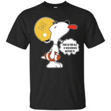 Load image into Gallery viewer, This Is For All U Michigan Wolverines Haters Snoopy T - Shirt For Men