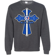 Load image into Gallery viewer, Cross Shirt For Jesus And Toronto Blue Jays Fans Sweatshirt