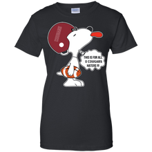 Load image into Gallery viewer, This Is For All U Washington State Cougars Haters Snoopy T-Shirt For Women
