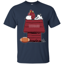 Load image into Gallery viewer, Washington State Cougars Snoopy And Woodstock Waiting For Football Season T - Shirt For Men