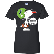 Load image into Gallery viewer, This Is For All U Seattle Seahawks Haters Snoopy T-Shirt For Women