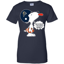 Load image into Gallery viewer, This Is For All U Los Angeles Rams Haters Snoopy T-Shirt For Women