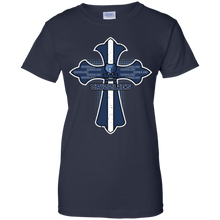 Load image into Gallery viewer, Cross Shirt For Jesus And Memphis Grizzlies Fans T-Shirt For Women