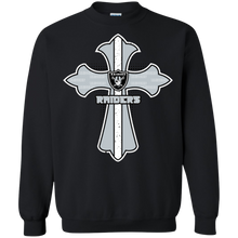 Load image into Gallery viewer, Cross Shirt For Jesus And Oakland Raiders Fans Sweatshirt
