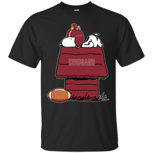 Load image into Gallery viewer, Washington State Cougars Snoopy And Woodstock Waiting For Football Season T - Shirt For Men