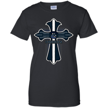 Load image into Gallery viewer, Cross Shirt For Jesus And Vancouver Canucks Fans T-Shirt For Women