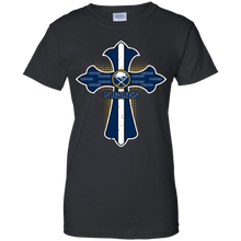 Load image into Gallery viewer, Cross Shirt For Jesus And Buffalo Sabres Fans T-Shirt For Women