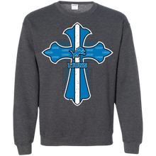 Load image into Gallery viewer, Cross Shirt For Jesus And Detroit Lions Fans Sweatshirt