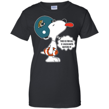 Load image into Gallery viewer, This Is For All U Jacksonville Jaguars Haters Snoopy T-Shirt For Women