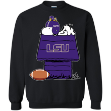 Load image into Gallery viewer, Lsu Tigers Snoopy And Woodstock Waiting For Football Season Sweatshirt