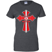 Load image into Gallery viewer, Cross Shirt For Jesus And Boston Red Sox Fans T-Shirt For Women