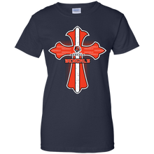 Load image into Gallery viewer, Cross Shirt For Jesus And Cincinnati Bengals Fans T-Shirt For Women