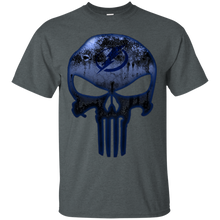 Load image into Gallery viewer, Tampa Bay Lightning Hockey The Punisher Skull T - Shirt For Men