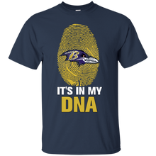 Load image into Gallery viewer, Ravens Football It Is In My Dna T - Shirt For Men