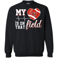 Load image into Gallery viewer, Tampa Bay Buccaneers Football My Heart is on that Field Sweatshirt