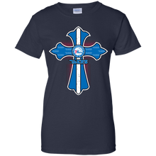 Load image into Gallery viewer, Cross Shirt For Jesus And Philadelphia 76ers Fans T-Shirt For Women