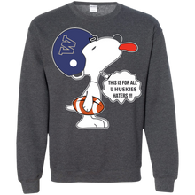 Load image into Gallery viewer, This Is For All U Washington Huskies Haters Snoopy Sweatshirt