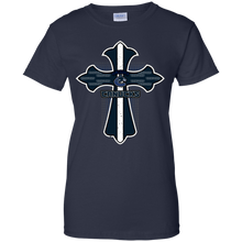 Load image into Gallery viewer, Cross Shirt For Jesus And Vancouver Canucks Fans T-Shirt For Women