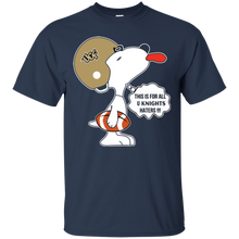 Load image into Gallery viewer, This Is For All U Ucf Knights Haters Snoopy T - Shirt For Men