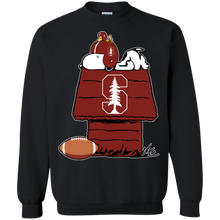 Load image into Gallery viewer, Stanford Cardinal Snoopy And Woodstock Waiting For Football Season Sweatshirt