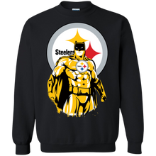 Load image into Gallery viewer, Steelers Football Batman Sweatshirt