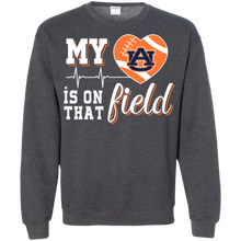 Load image into Gallery viewer, Auburn Tigers Football My Heart is on that Field Sweatshirt