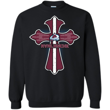 Load image into Gallery viewer, Cross Shirt For Jesus And Colorado Avalanche Fans Sweatshirt