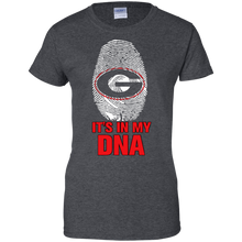 Load image into Gallery viewer, Georgia Bulldogs Football It Is In My Dna T-Shirt For Women