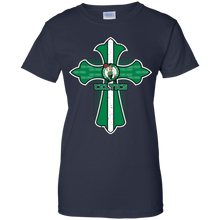 Load image into Gallery viewer, Cross Shirt For Jesus And Boston Celtics Fans T-Shirt For Women