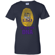 Load image into Gallery viewer, Lsu Tigers Football It Is In My Dna T-Shirt For Women