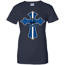 Load image into Gallery viewer, Cross Shirt For Jesus And Kansas City Royals Fans T-Shirt For Women