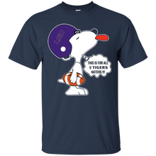 Load image into Gallery viewer, This Is For All U Lsu Tigers Haters Snoopy T - Shirt For Men