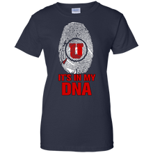 Load image into Gallery viewer, Utah Utes Football It Is In My Dna T-Shirt For Women
