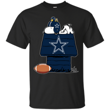 Load image into Gallery viewer, Dallas Cowboys Snoopy And Woodstock Waiting For Football Season T - Shirt For Men