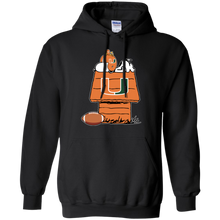 Load image into Gallery viewer, Miami Hurricanes Snoopy And Woodstock Waiting For Football Season Hoodie Shirt