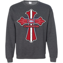 Load image into Gallery viewer, Cross Shirt For Jesus And Montreal Canadiens Fans Sweatshirt