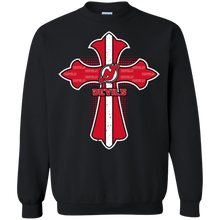 Load image into Gallery viewer, Cross Shirt For Jesus And New Jersey Devils Fans Sweatshirt
