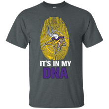 Load image into Gallery viewer, Vikings Football It Is In My Dna T - Shirt For Men
