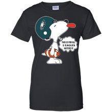 Load image into Gallery viewer, This Is For All U Philadelphia Eagles Haters Snoopy T-Shirt For Women
